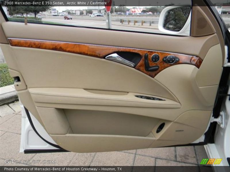 Arctic White / Cashmere 2008 Mercedes-Benz E 350 Sedan