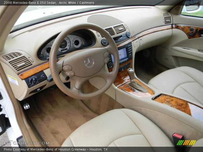 Arctic White / Cashmere 2008 Mercedes-Benz E 350 Sedan