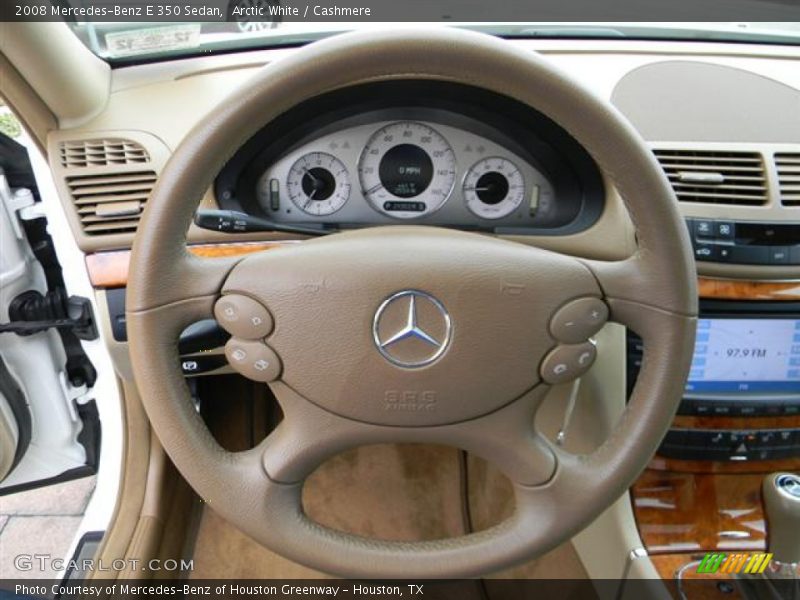 Arctic White / Cashmere 2008 Mercedes-Benz E 350 Sedan