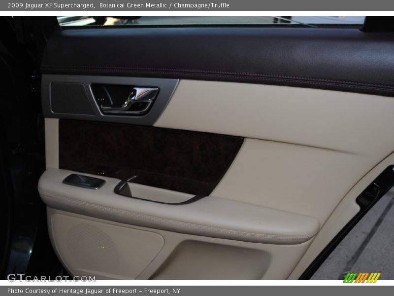 Botanical Green Metallic / Champagne/Truffle 2009 Jaguar XF Supercharged