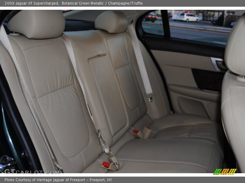 Botanical Green Metallic / Champagne/Truffle 2009 Jaguar XF Supercharged