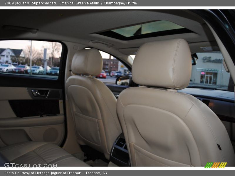 Botanical Green Metallic / Champagne/Truffle 2009 Jaguar XF Supercharged