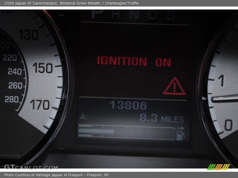 Botanical Green Metallic / Champagne/Truffle 2009 Jaguar XF Supercharged