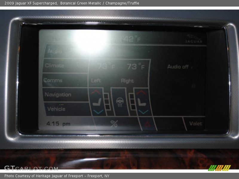 Botanical Green Metallic / Champagne/Truffle 2009 Jaguar XF Supercharged