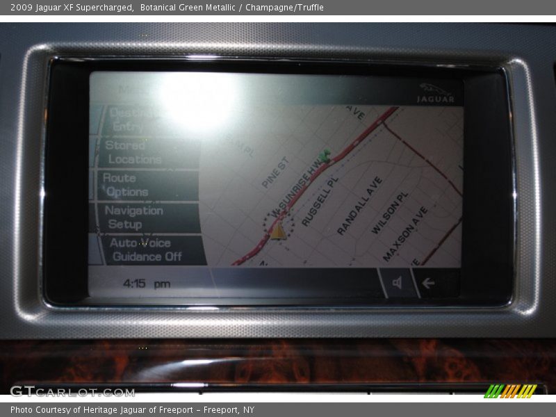 Botanical Green Metallic / Champagne/Truffle 2009 Jaguar XF Supercharged