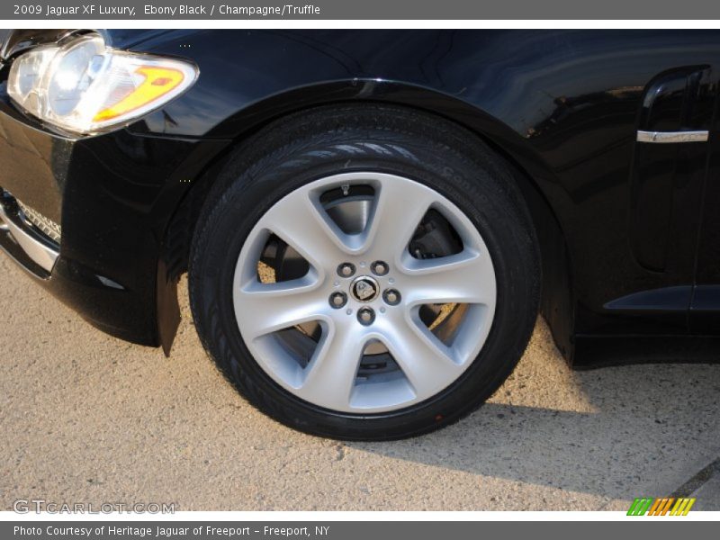 Ebony Black / Champagne/Truffle 2009 Jaguar XF Luxury