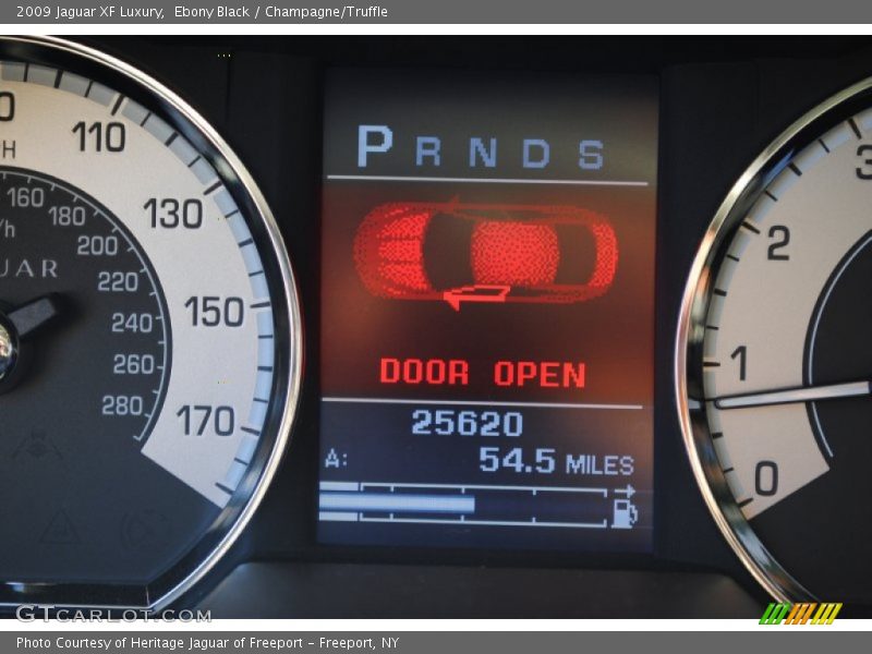 Ebony Black / Champagne/Truffle 2009 Jaguar XF Luxury