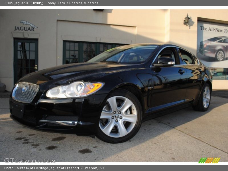 Ebony Black / Charcoal/Charcoal 2009 Jaguar XF Luxury
