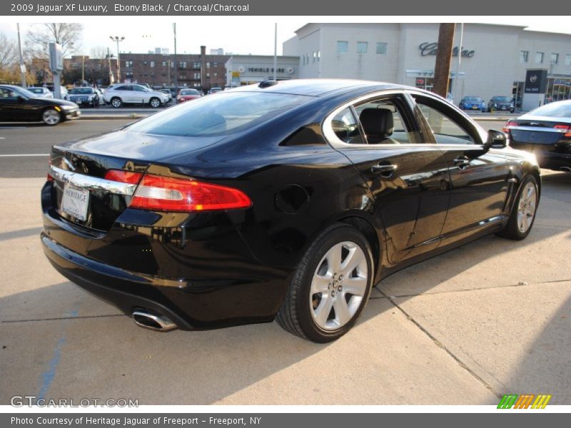 Ebony Black / Charcoal/Charcoal 2009 Jaguar XF Luxury