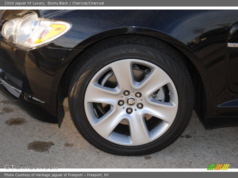 Ebony Black / Charcoal/Charcoal 2009 Jaguar XF Luxury