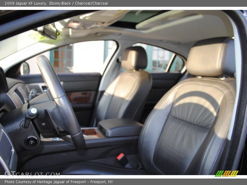Ebony Black / Charcoal/Charcoal 2009 Jaguar XF Luxury