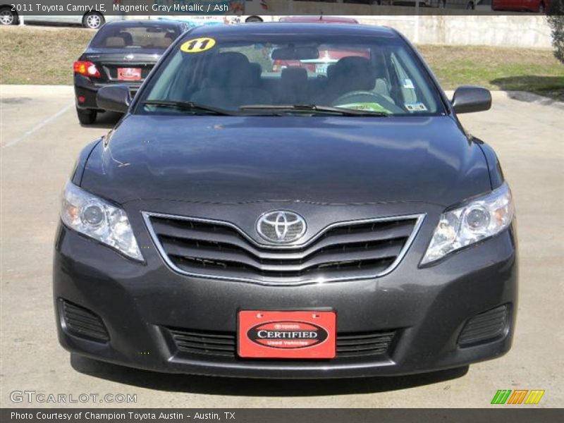 Magnetic Gray Metallic / Ash 2011 Toyota Camry LE