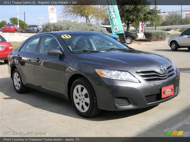 Magnetic Gray Metallic / Ash 2011 Toyota Camry LE