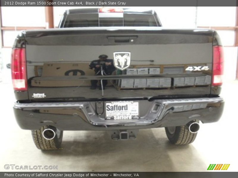 Black / Dark Slate Gray 2012 Dodge Ram 1500 Sport Crew Cab 4x4