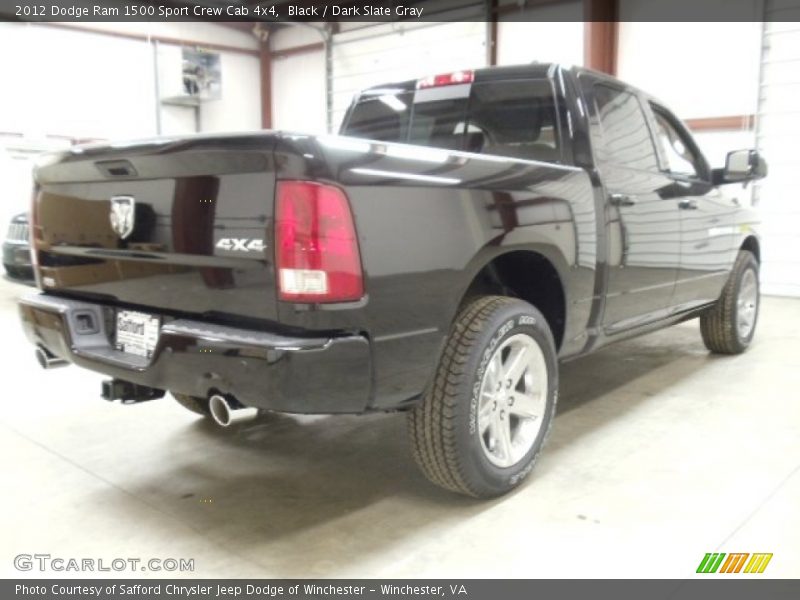 Black / Dark Slate Gray 2012 Dodge Ram 1500 Sport Crew Cab 4x4
