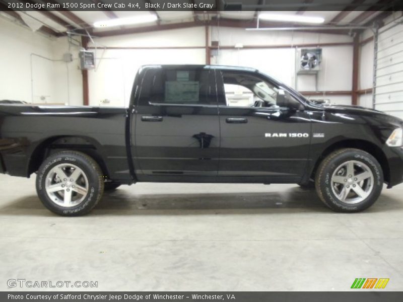 Black / Dark Slate Gray 2012 Dodge Ram 1500 Sport Crew Cab 4x4