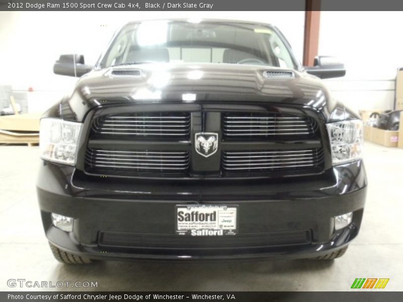 Black / Dark Slate Gray 2012 Dodge Ram 1500 Sport Crew Cab 4x4
