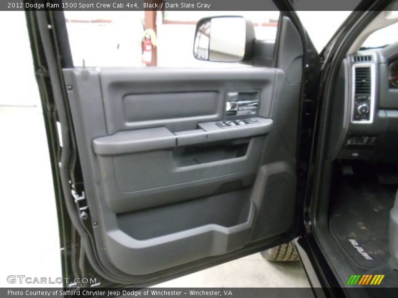 Black / Dark Slate Gray 2012 Dodge Ram 1500 Sport Crew Cab 4x4