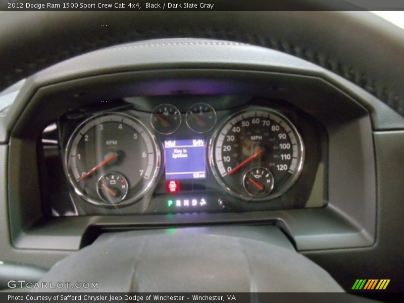 Black / Dark Slate Gray 2012 Dodge Ram 1500 Sport Crew Cab 4x4