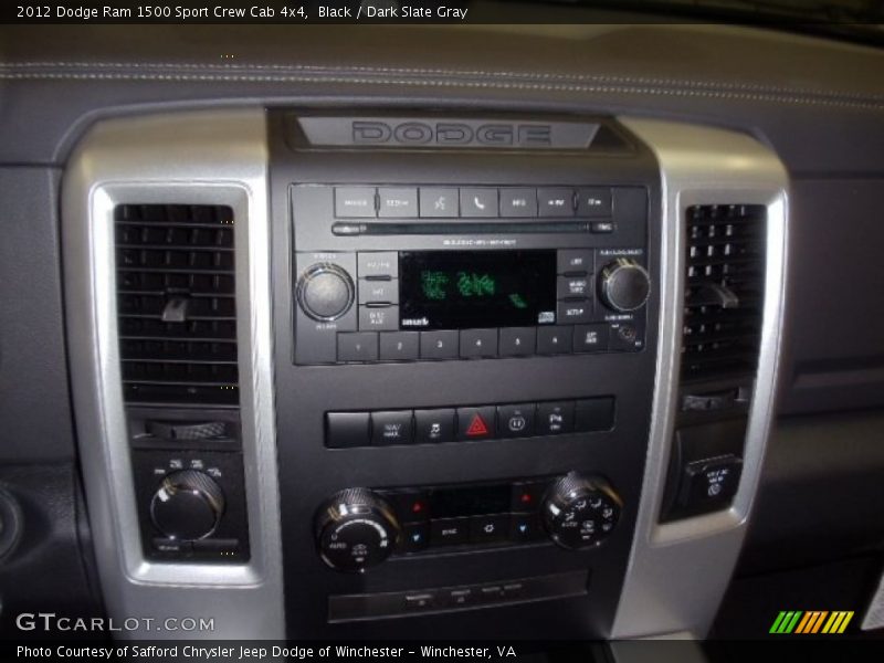 Black / Dark Slate Gray 2012 Dodge Ram 1500 Sport Crew Cab 4x4