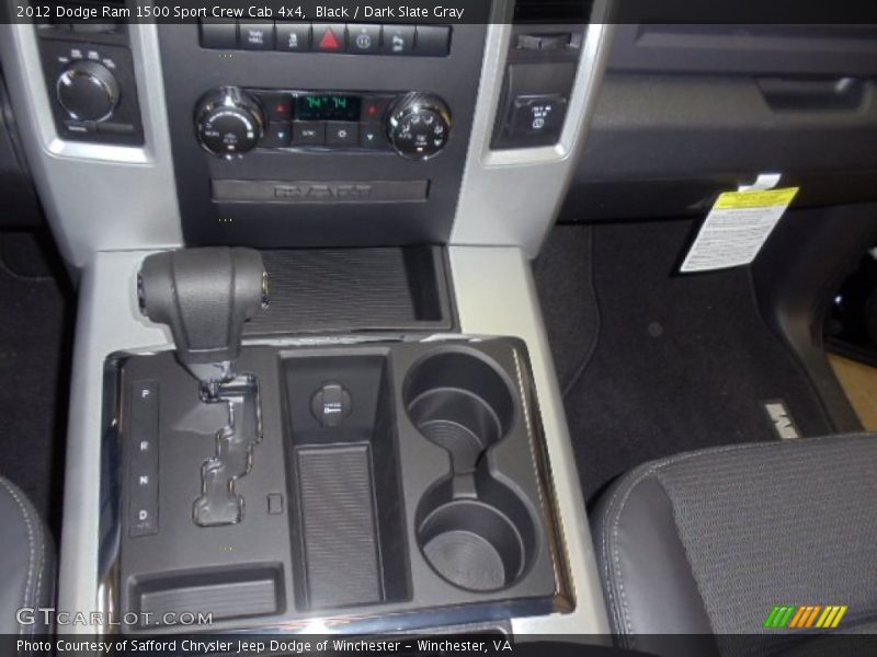 Black / Dark Slate Gray 2012 Dodge Ram 1500 Sport Crew Cab 4x4
