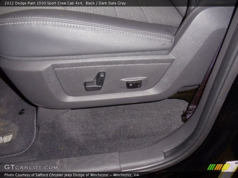 Black / Dark Slate Gray 2012 Dodge Ram 1500 Sport Crew Cab 4x4