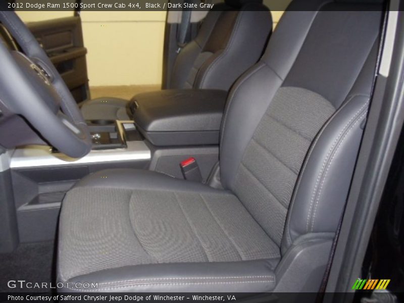 Black / Dark Slate Gray 2012 Dodge Ram 1500 Sport Crew Cab 4x4