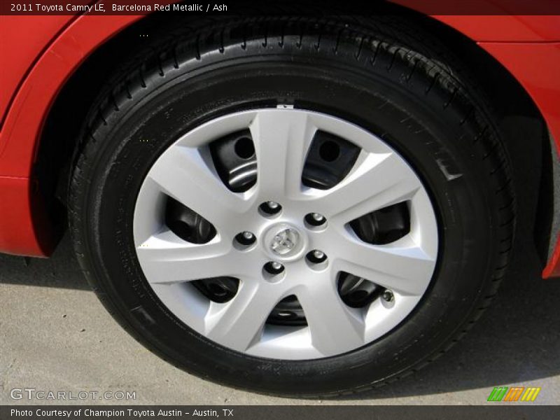 Barcelona Red Metallic / Ash 2011 Toyota Camry LE