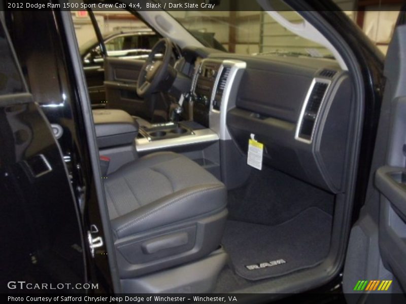Black / Dark Slate Gray 2012 Dodge Ram 1500 Sport Crew Cab 4x4