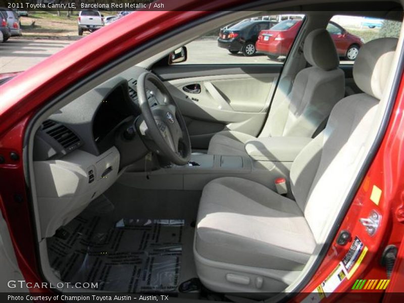Barcelona Red Metallic / Ash 2011 Toyota Camry LE
