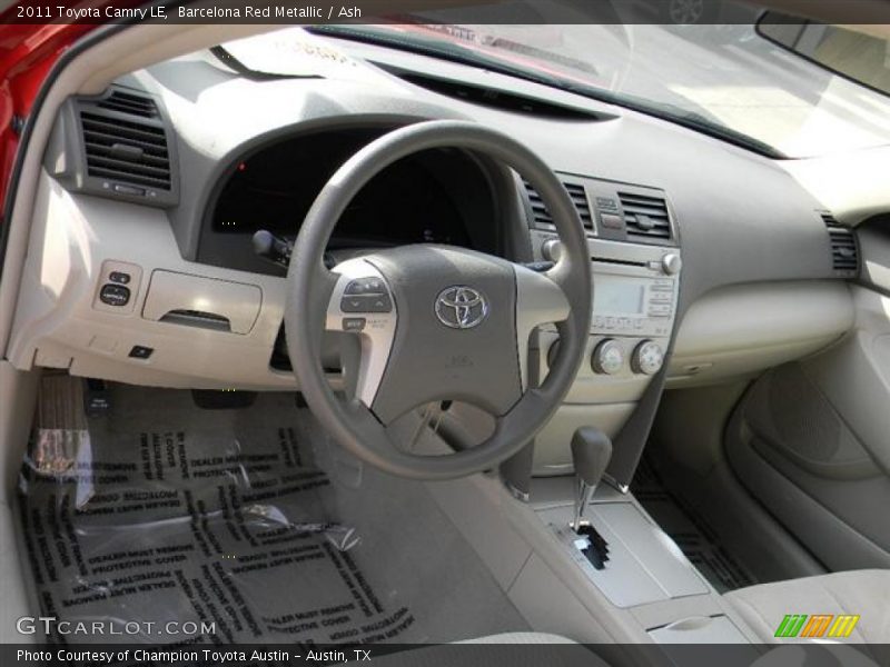 Barcelona Red Metallic / Ash 2011 Toyota Camry LE