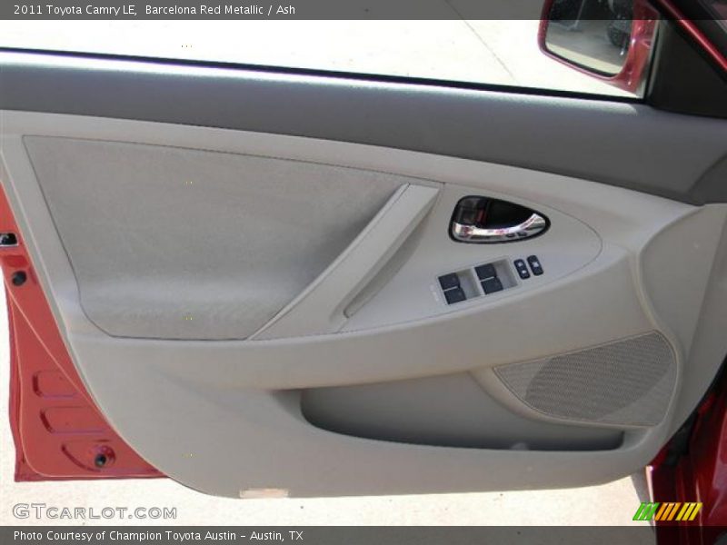 Barcelona Red Metallic / Ash 2011 Toyota Camry LE