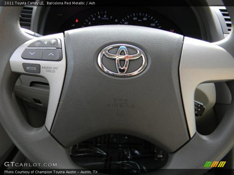 Barcelona Red Metallic / Ash 2011 Toyota Camry LE