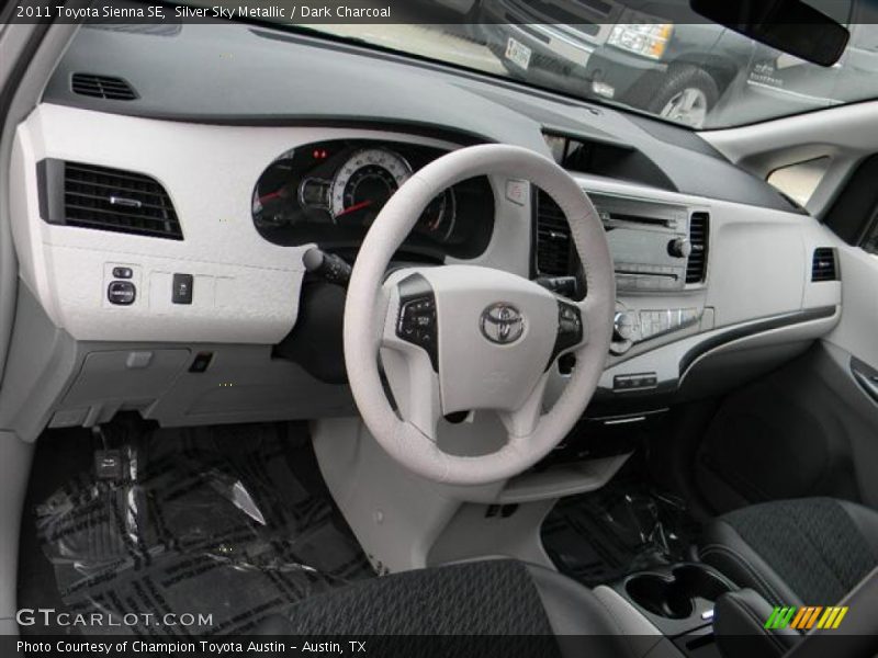 Silver Sky Metallic / Dark Charcoal 2011 Toyota Sienna SE