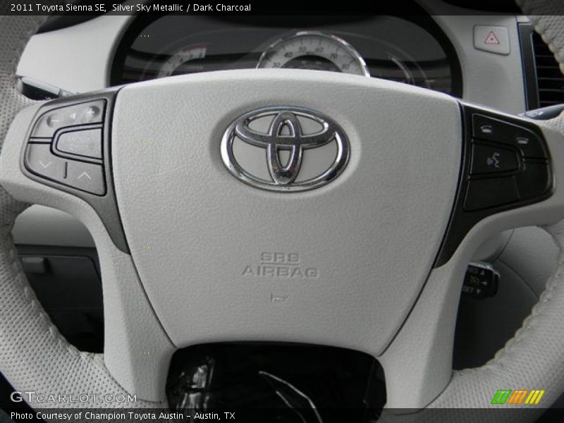 Silver Sky Metallic / Dark Charcoal 2011 Toyota Sienna SE
