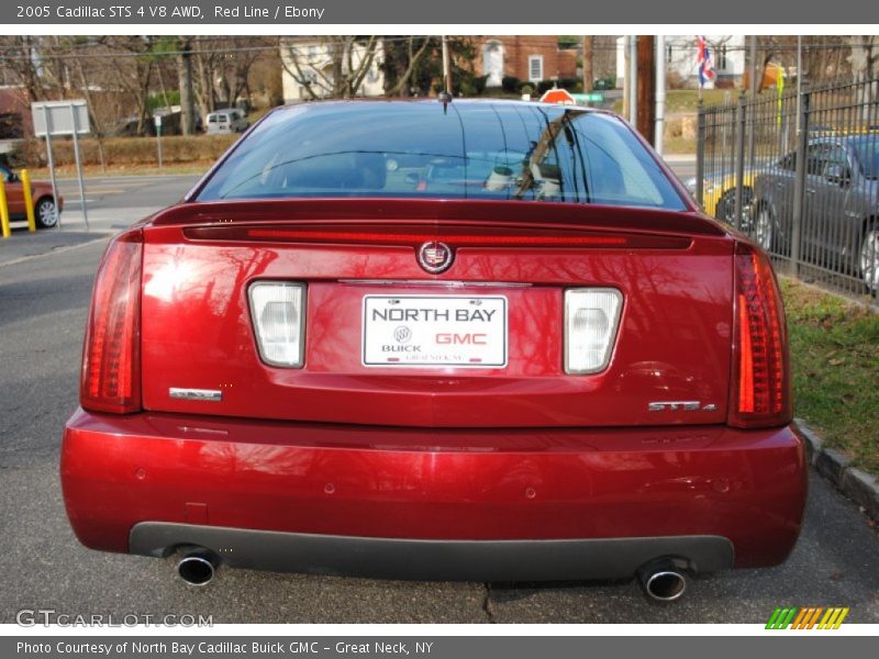 Red Line / Ebony 2005 Cadillac STS 4 V8 AWD