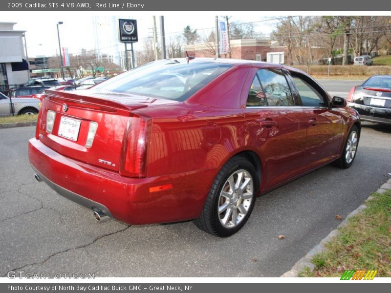 Red Line / Ebony 2005 Cadillac STS 4 V8 AWD