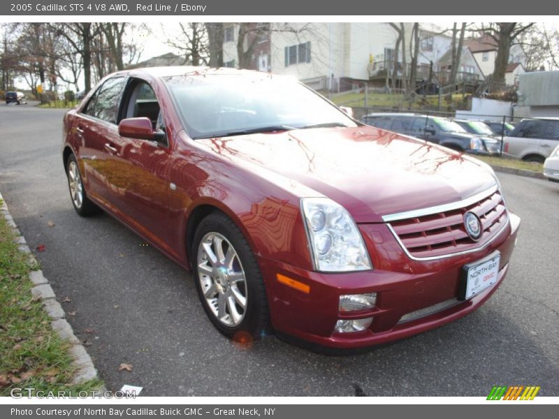 Red Line / Ebony 2005 Cadillac STS 4 V8 AWD