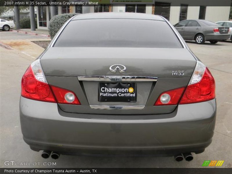 Umbria Gray Metallic / Wheat 2007 Infiniti M 35 Sedan