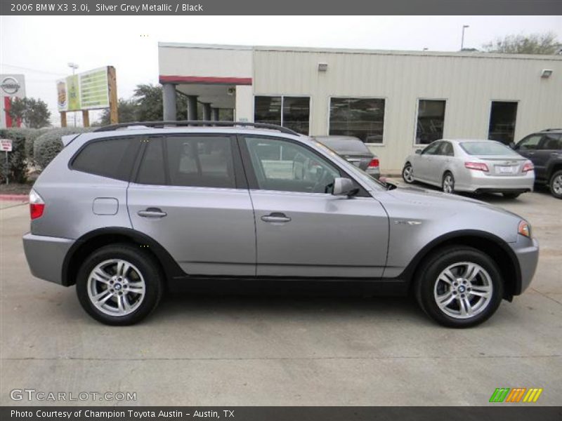 Silver Grey Metallic / Black 2006 BMW X3 3.0i