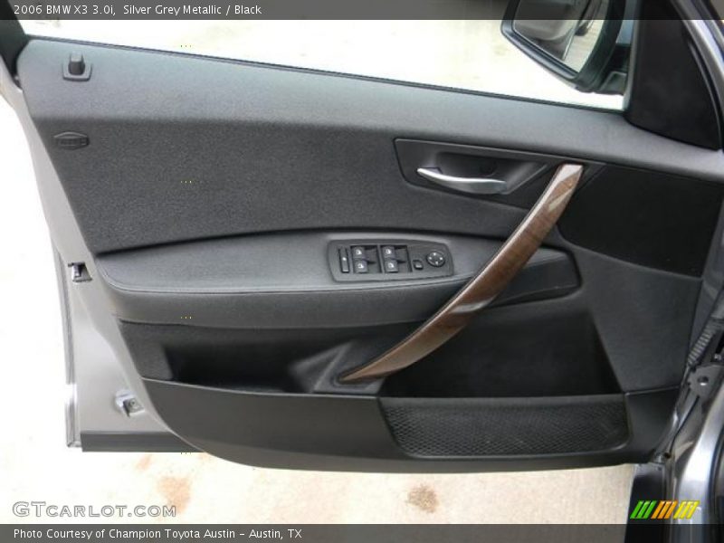 Silver Grey Metallic / Black 2006 BMW X3 3.0i