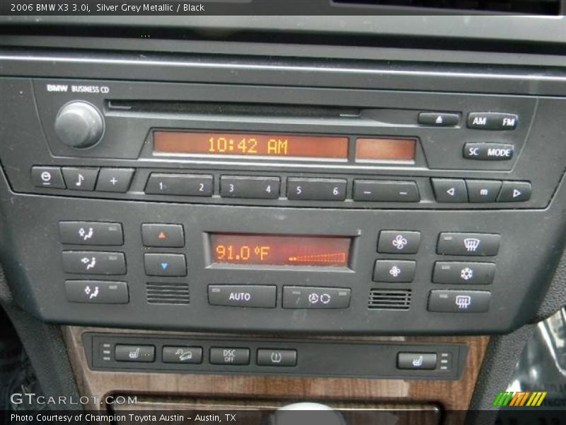 Silver Grey Metallic / Black 2006 BMW X3 3.0i