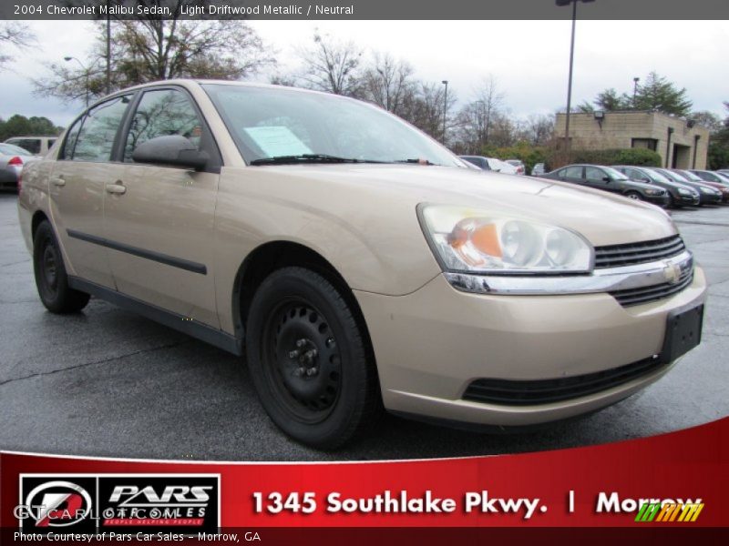 Light Driftwood Metallic / Neutral 2004 Chevrolet Malibu Sedan