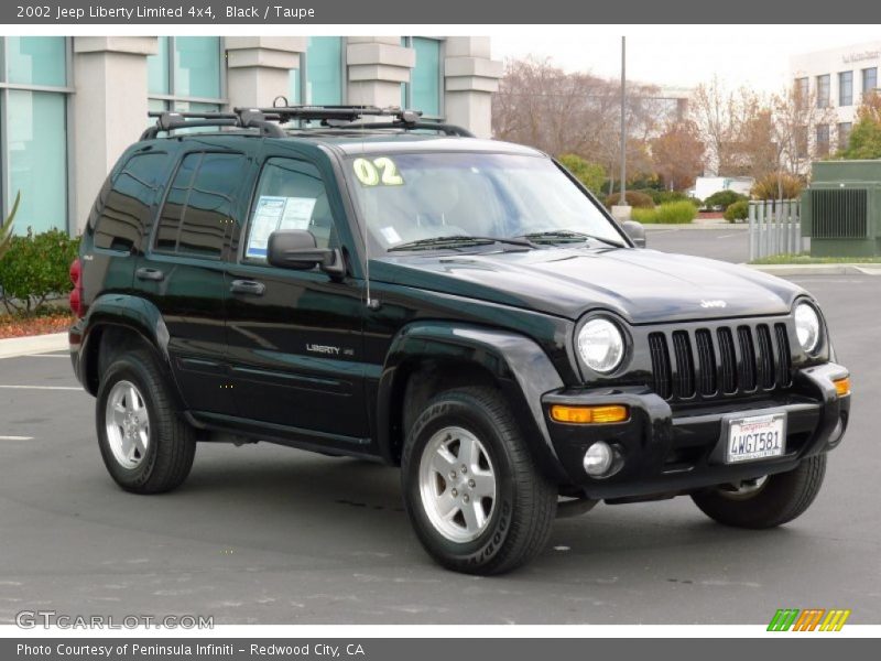 Black / Taupe 2002 Jeep Liberty Limited 4x4