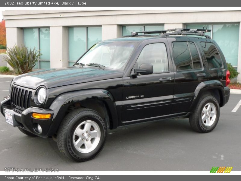 Black / Taupe 2002 Jeep Liberty Limited 4x4