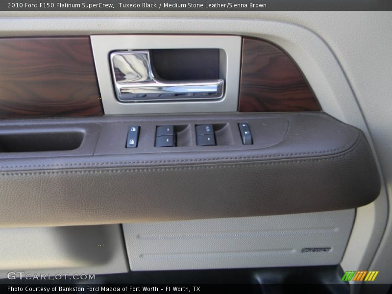 Tuxedo Black / Medium Stone Leather/Sienna Brown 2010 Ford F150 Platinum SuperCrew