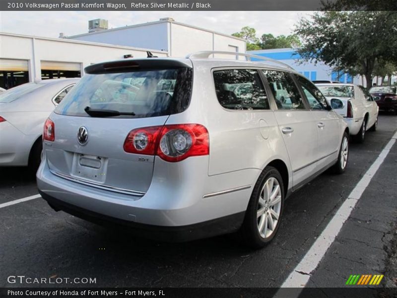 Reflex Silver Metallic / Black 2010 Volkswagen Passat Komfort Wagon
