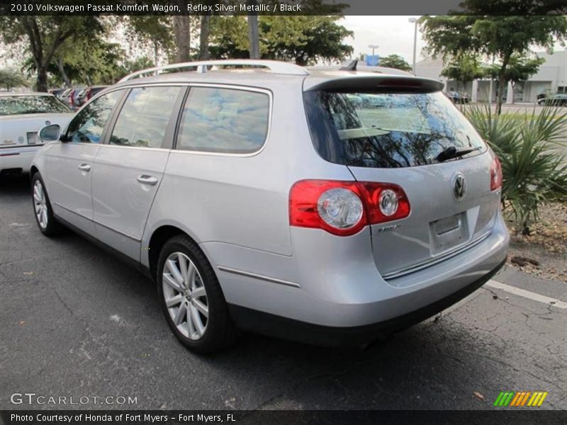 Reflex Silver Metallic / Black 2010 Volkswagen Passat Komfort Wagon