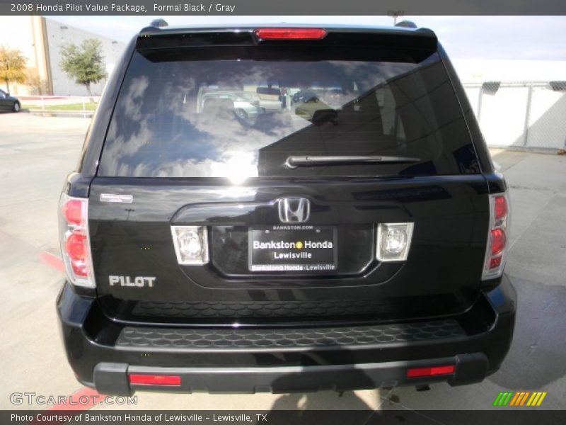 Formal Black / Gray 2008 Honda Pilot Value Package