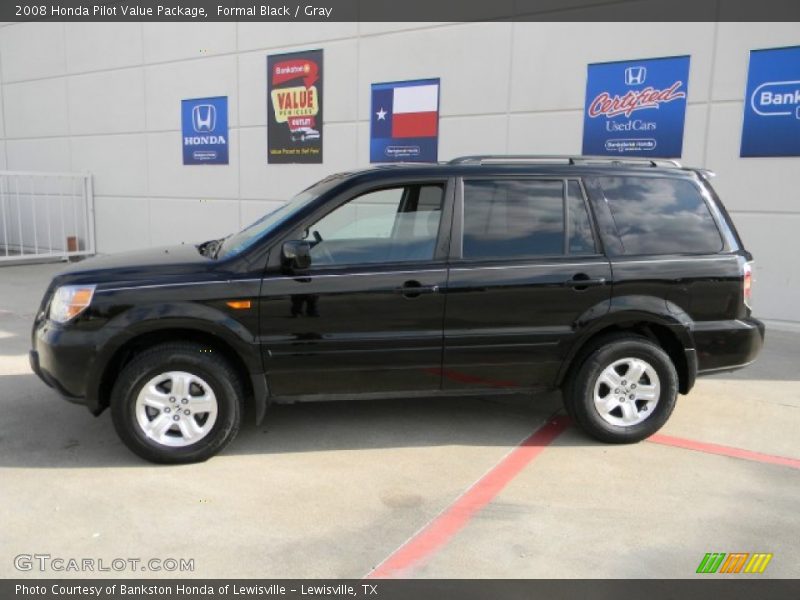 Formal Black / Gray 2008 Honda Pilot Value Package